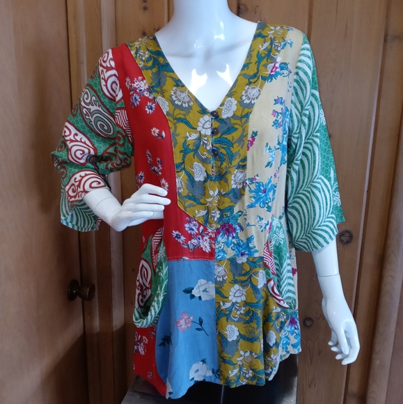 Sacred Threads Tops - NWT Cute Print Sacred Threads Top